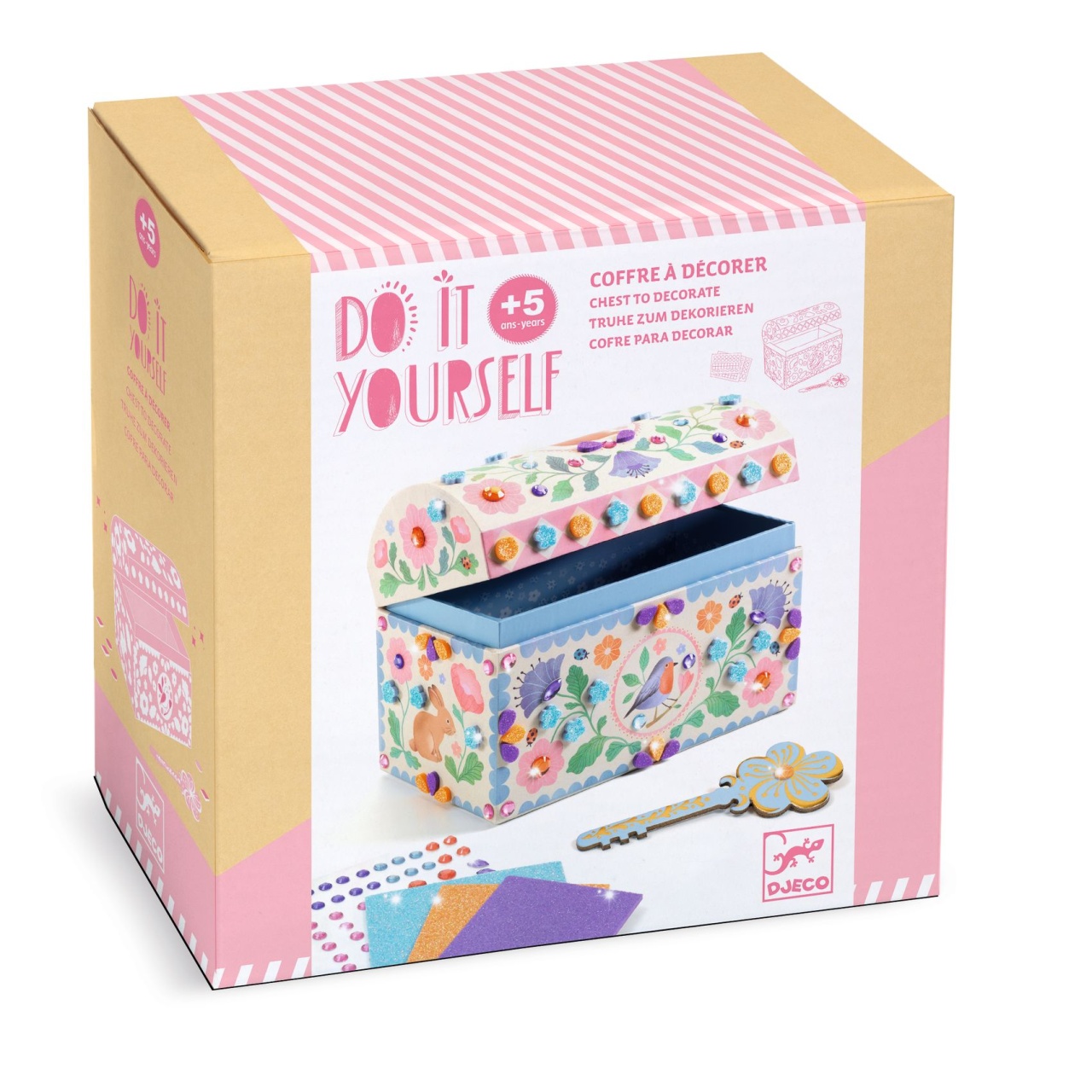 Jocuri - Joc creativ DIY Cufar fermecat, Djeco