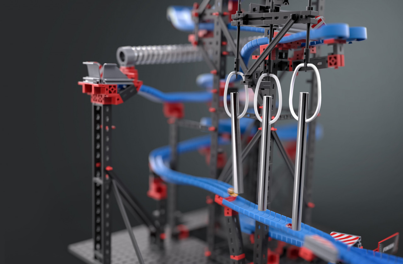 Kit STEM Completare pentru Cursa cu bile metalice - Sunete, Fischertechnik [5]