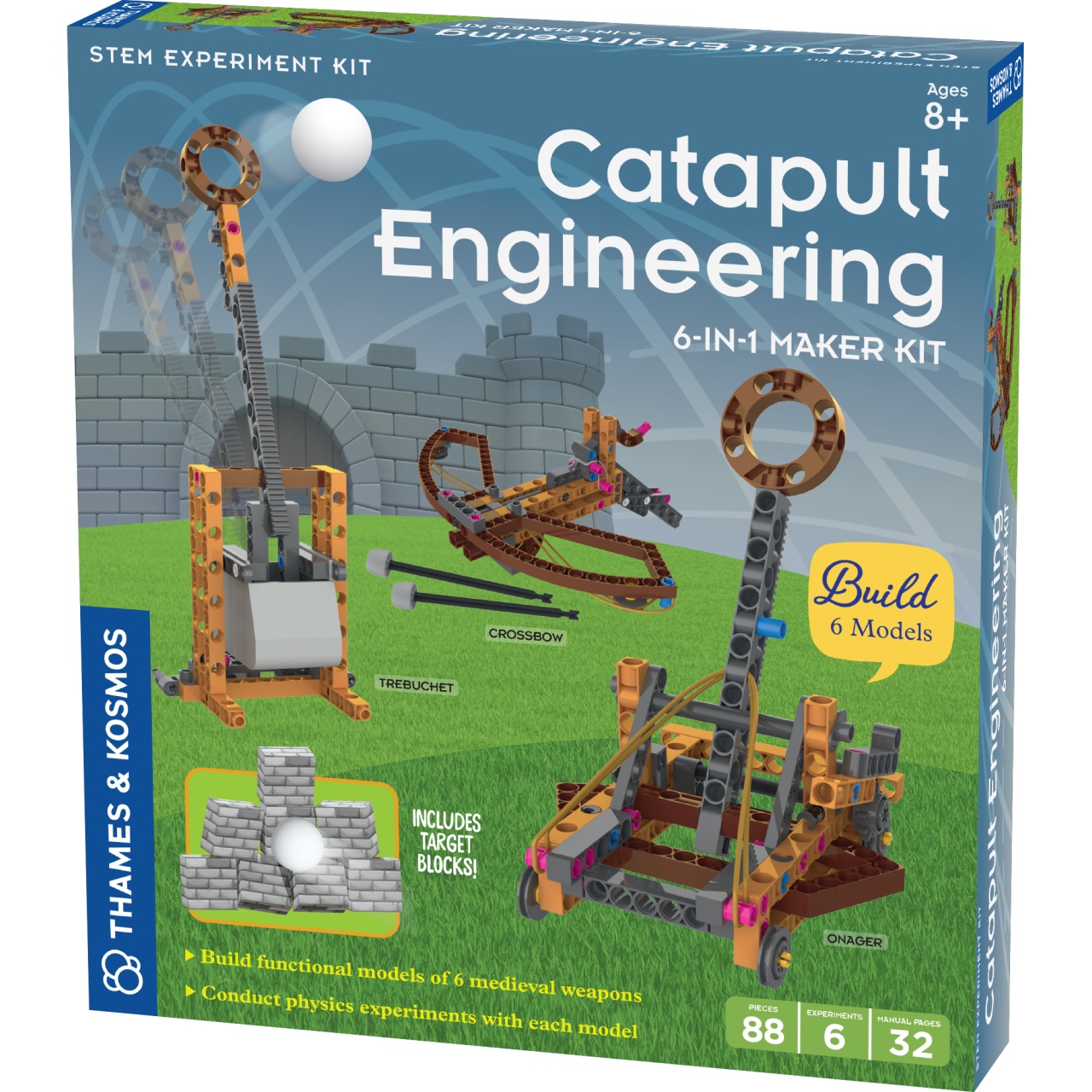 Jocuri si jucarii - Kit STEM Construieste catapulte, Thames & Kosmos