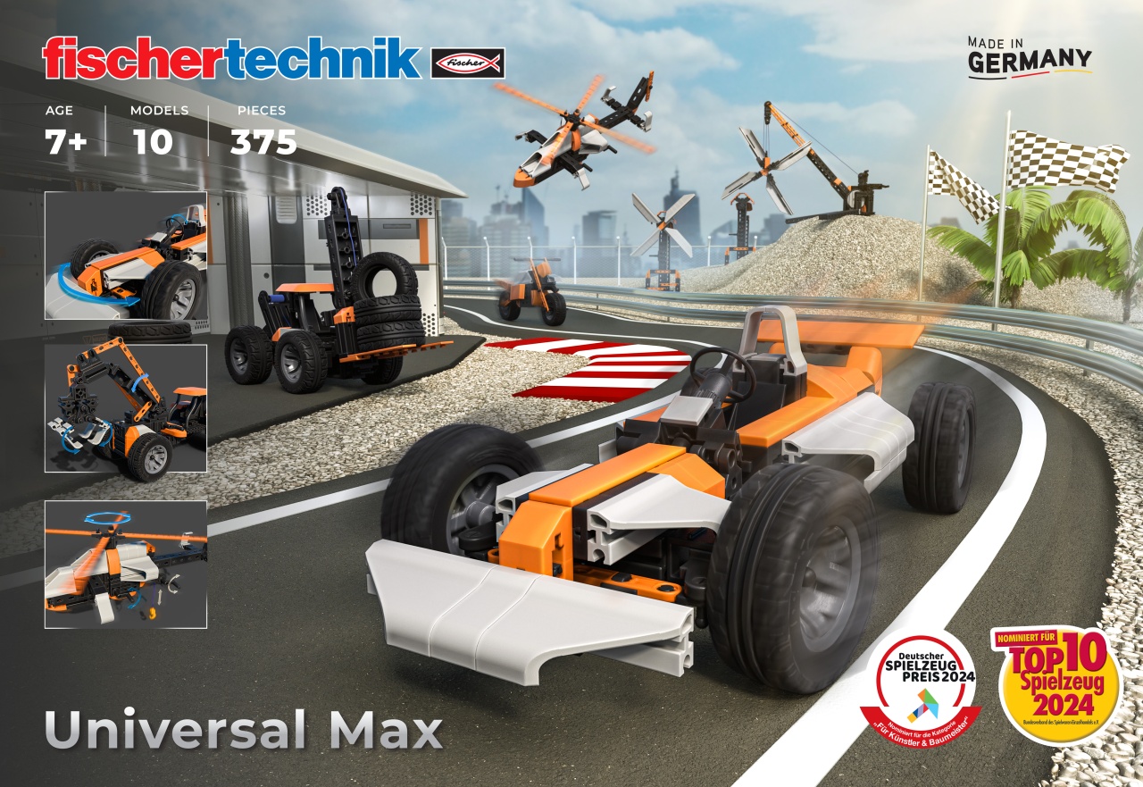 Kit STEM de construit si explorat Universal Max, Fischertechnik [5]