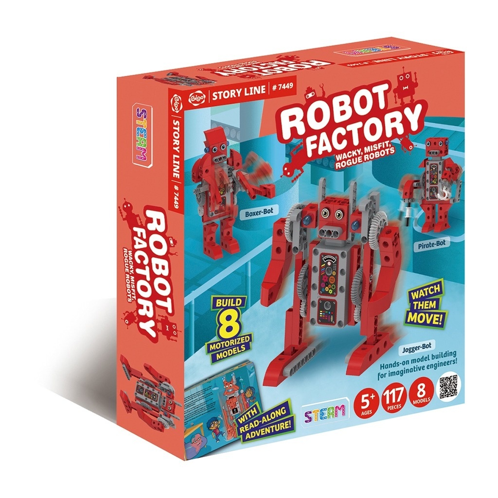 Jocuri - Kit STEM Fabrica de roboti, Genius Toy