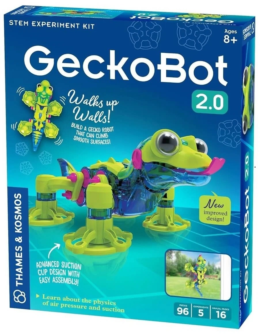 Noutati - Kit STEM Gecko robotul care se catara, Thames & Kosmos