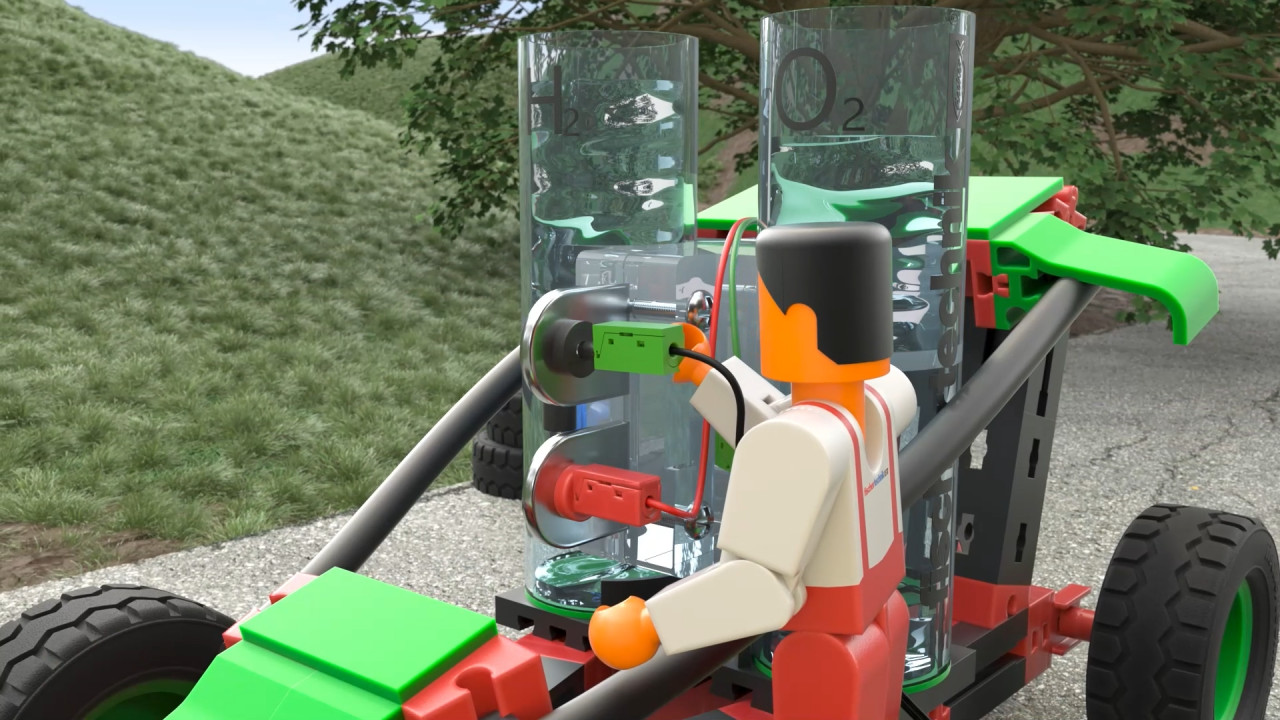 Kit STEM Masina alimentata cu hidrogen, Fischertechnik [3]
