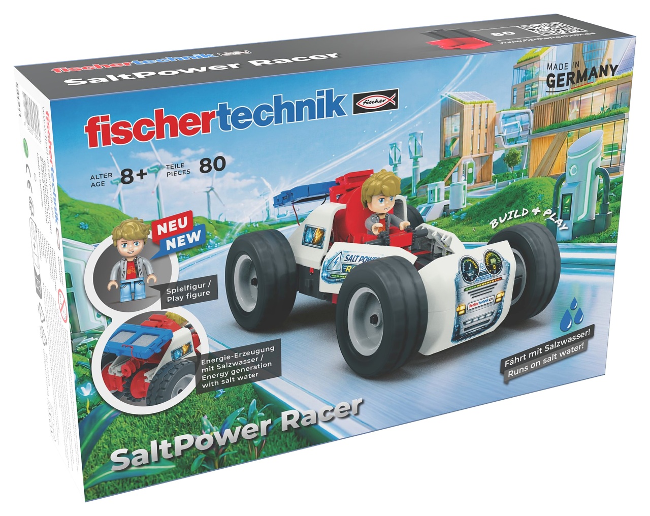 Kit STEM Fischertechnik SaltPower Racer 581211