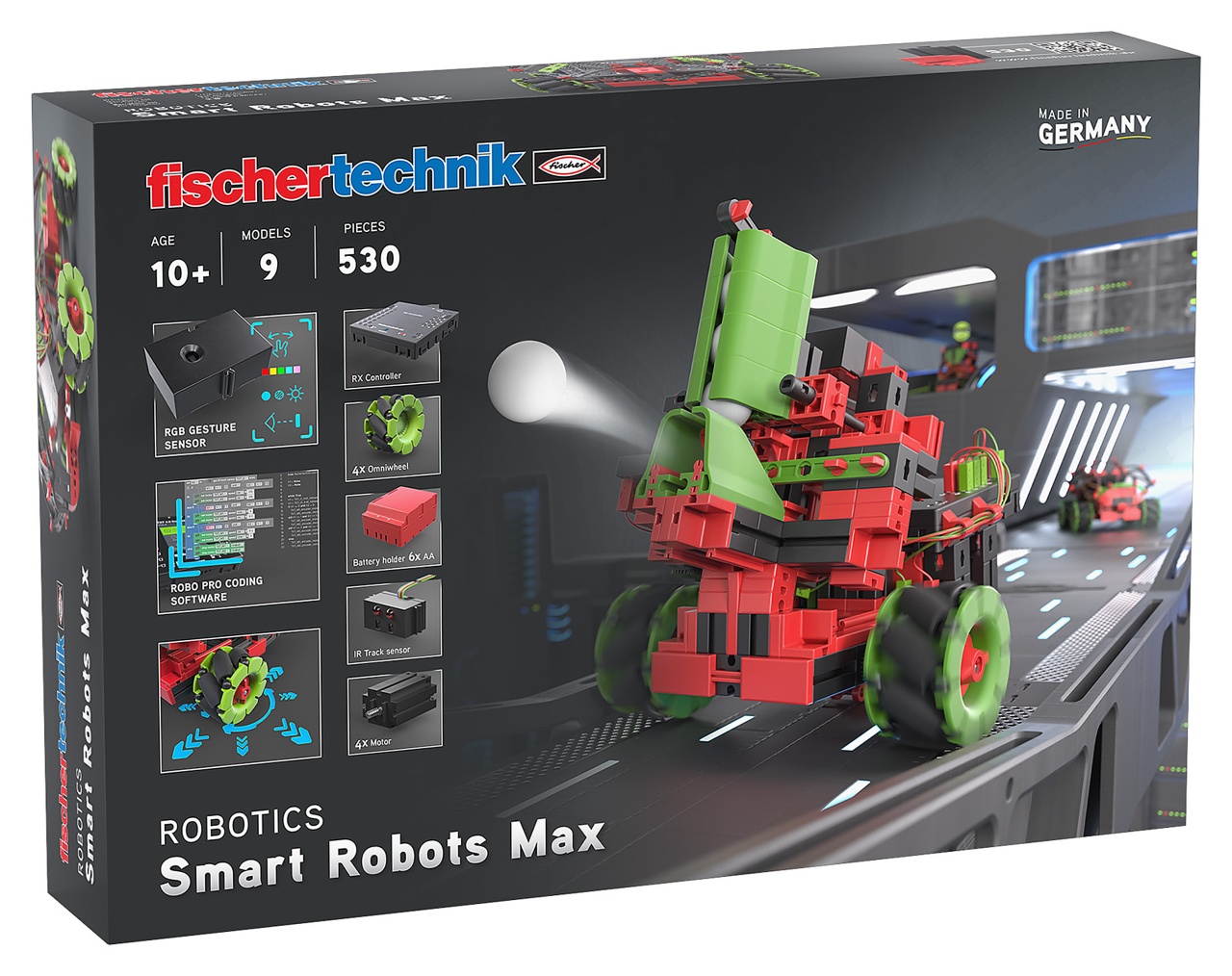 Jocuri creative si educative - Fischertechnik Smart Robots Max: construieste si programeaza