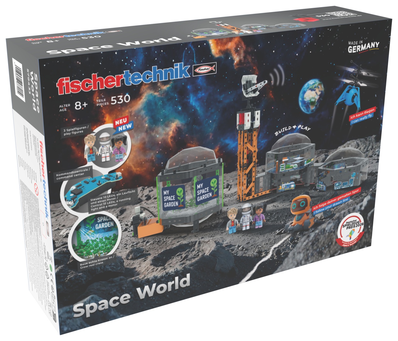 Jocuri creative si educative - Fischertechnik Space World: construieste o statie de cercetare