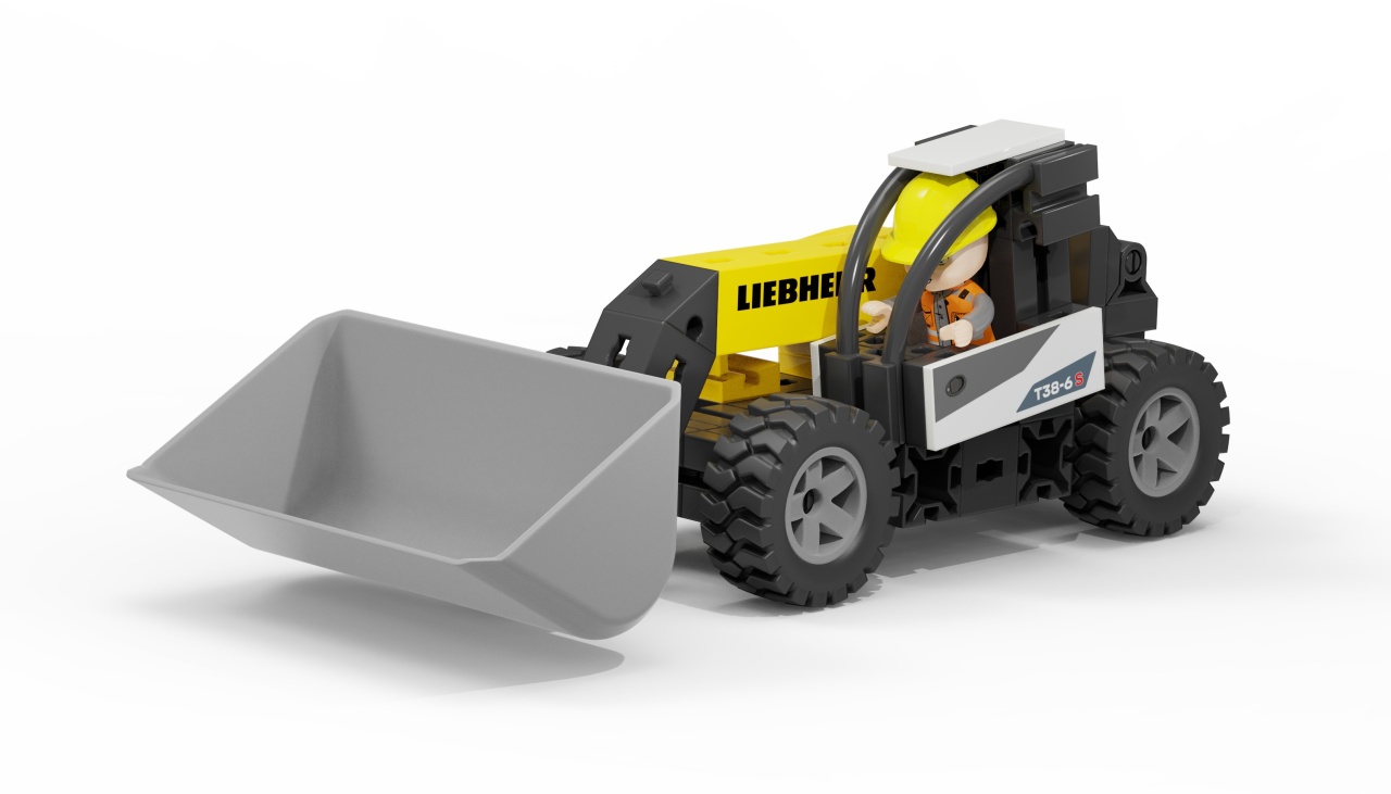 Fischertechnik Liebherr Double Pack: doua utilaje pentru acelasi santier [1]