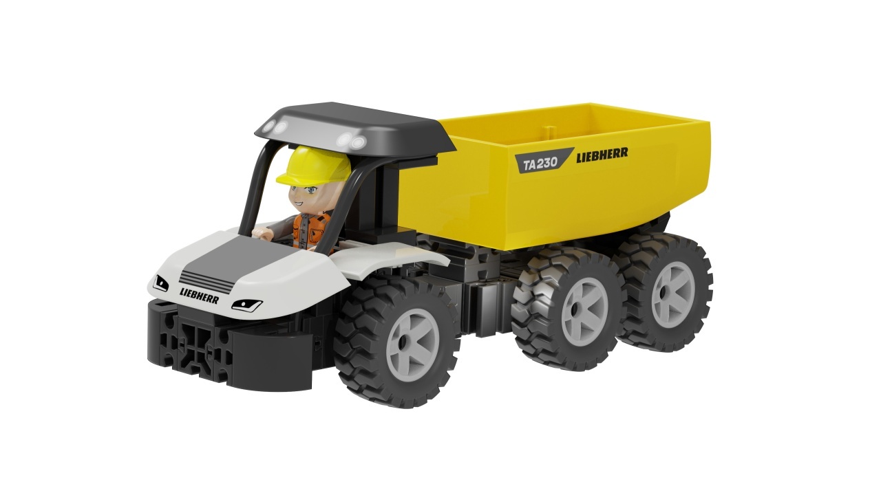 Fischertechnik Liebherr Double Pack: doua utilaje pentru acelasi santier [3]