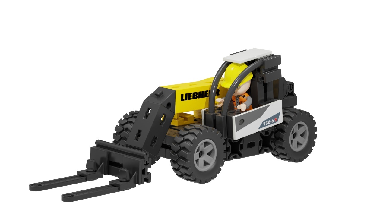Fischertechnik Liebherr Double Pack: doua utilaje pentru acelasi santier [2]
