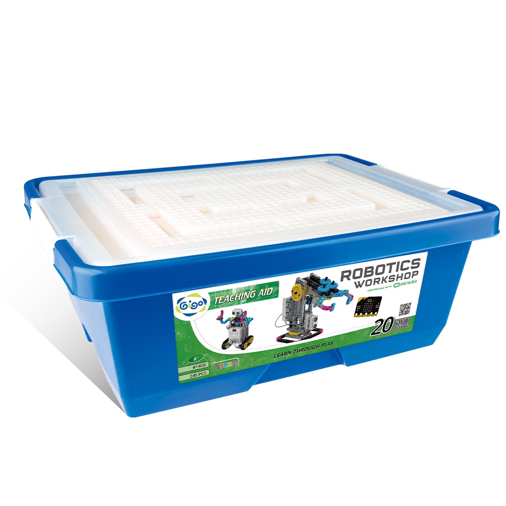 Jocuri si jucarii - Kit STEM Workshop de robotica compatibil cu micro:bit, Genius Toy