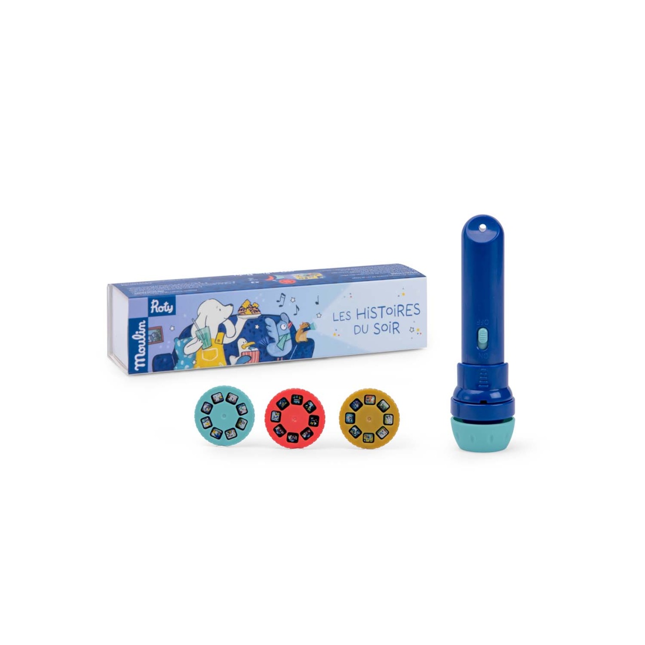 Jocuri - Lanterna magica Chip si Pilou, Moulin Roty