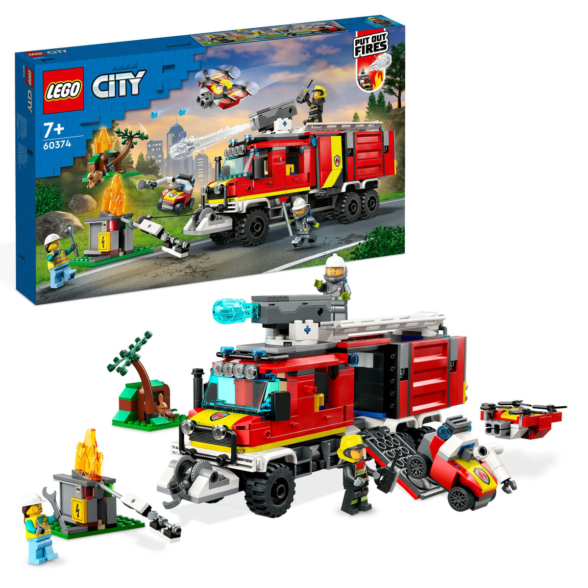 LEGO - Camion de pompieri - Ambalaj deteriorat