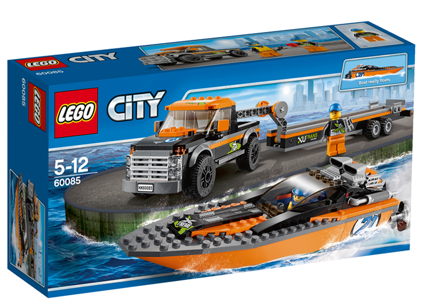 LEGO - 4x4 cu barca motorizata (60085)
