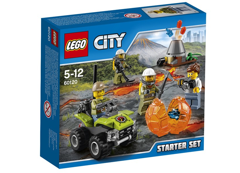 LEGO - Vulcanul - Set pentru incepatori (60120)