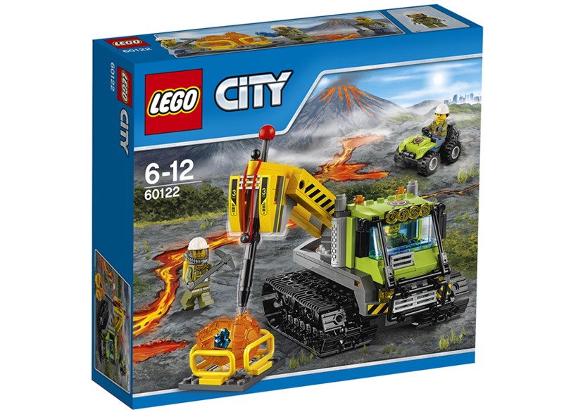LEGO - Tractor cu senile pentru vulcan (60122)