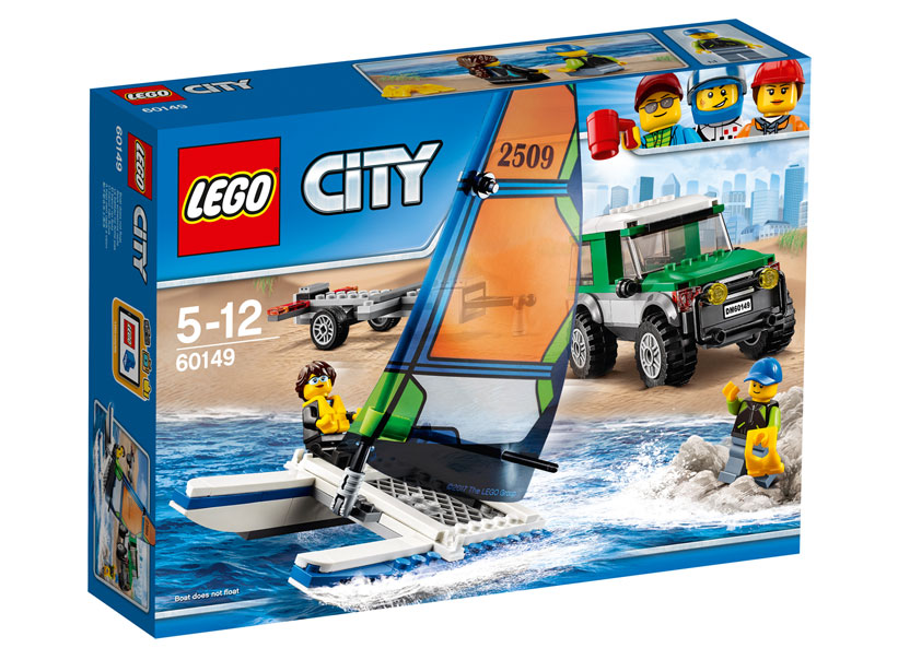LEGO - Masina 4x4 si Catamaranul (60149)