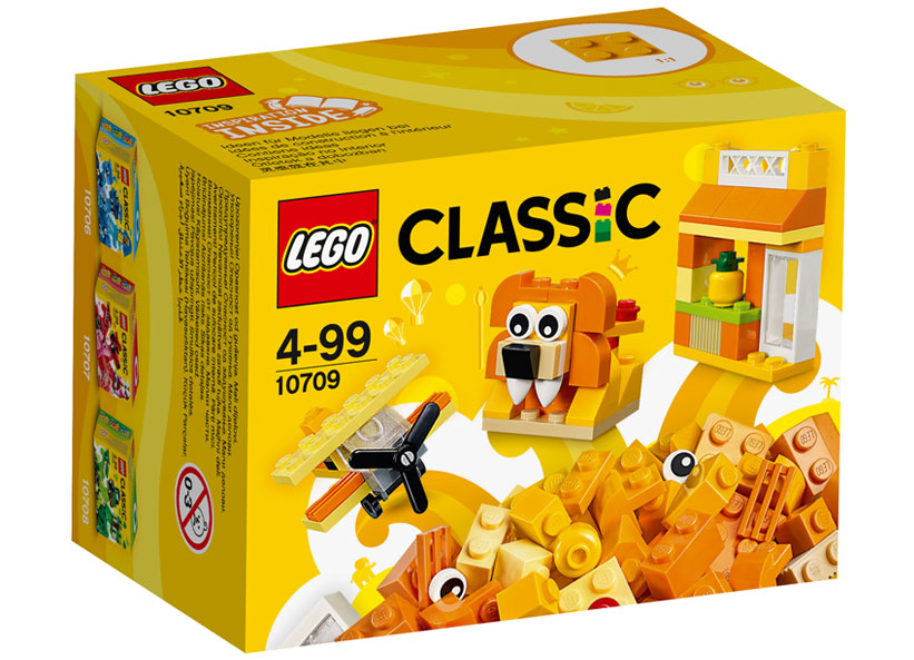 Lego Classic - Cutie portocalie de creativitate  (10709)