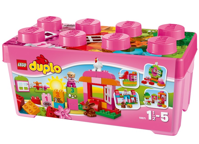 Lego Duplo - Cutie roz completa pentru distractie (10571)