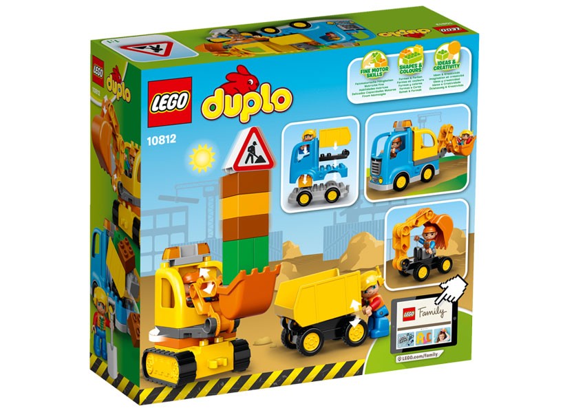 Camion si excavator pe senile LEGO DUPLO  (10812) [1]