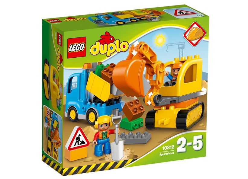 Lego Duplo - Camion si excavator pe senile LEGO DUPLO  (10812)