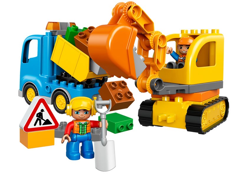 Camion si excavator pe senile LEGO DUPLO  (10812) [2]