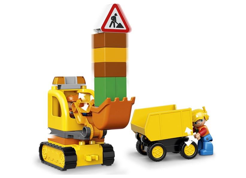Camion si excavator pe senile LEGO DUPLO  (10812) [5]