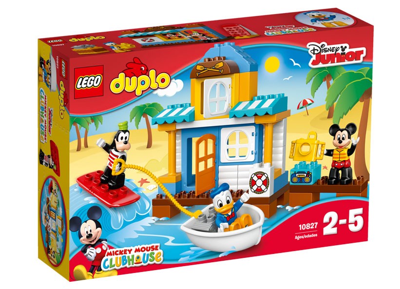 Lego Duplo - Casa de pe plaja a lui Mickey si prietenii  (10827)