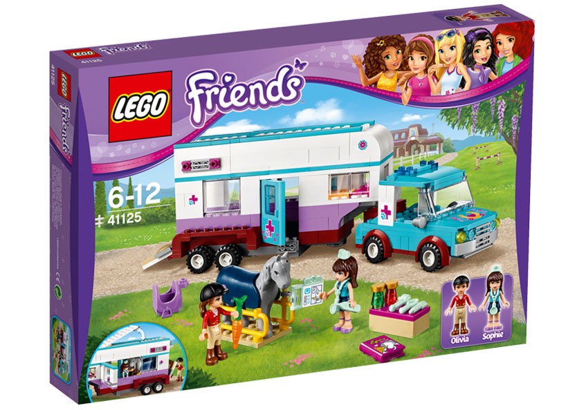 LEGO - Rulota veterinara pentru cai (41125)