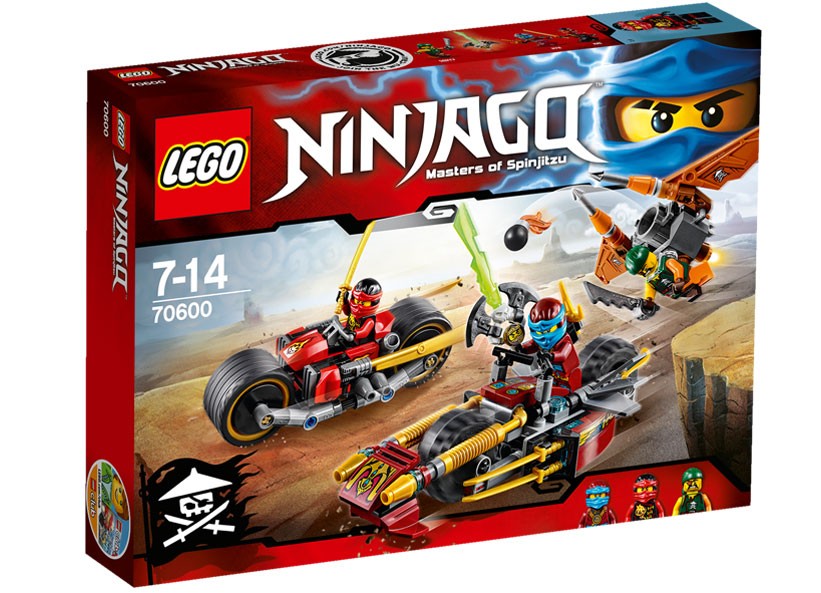 LEGO - Urmarirea Ninja cu motocicleta (70600)