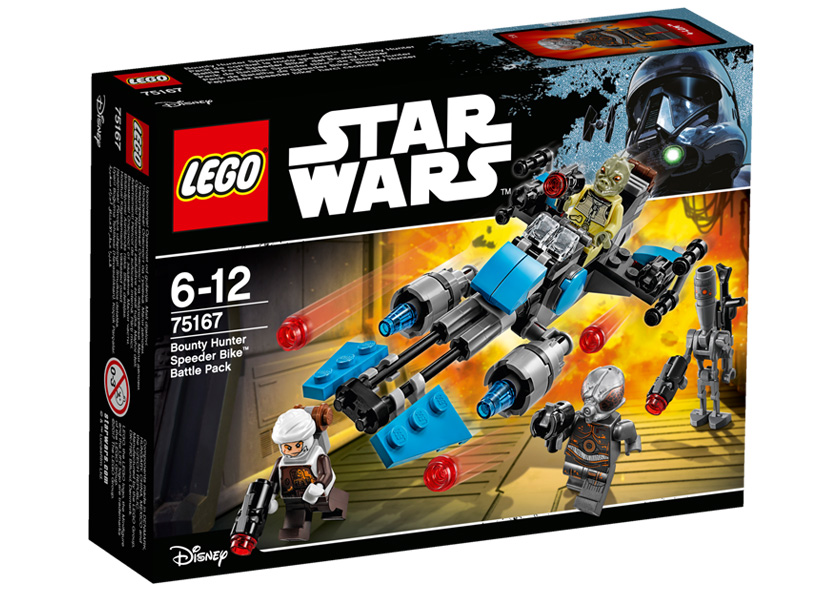 LEGO - Motocicleta de viteza Bounty Hunter (75167)