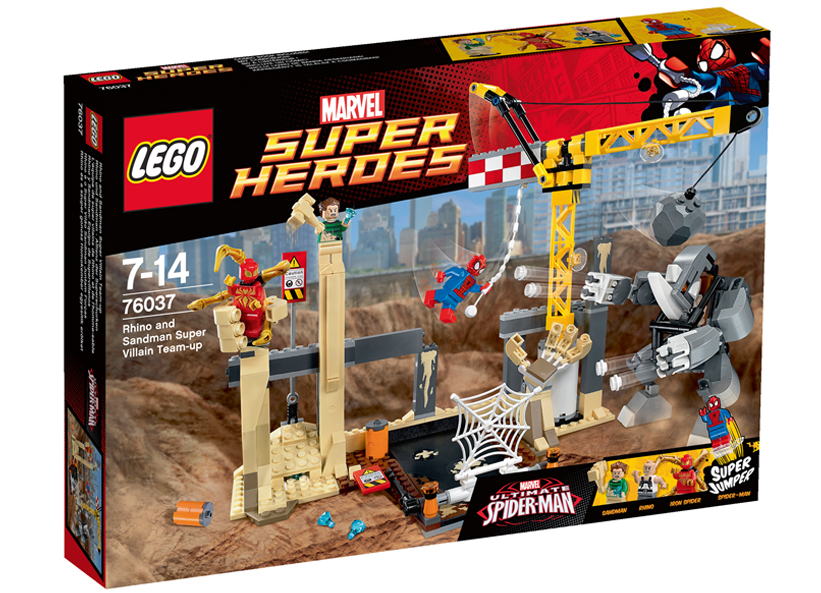LEGO - Alaturarea super malefica de forte dintre Rhino siSandman(76037)