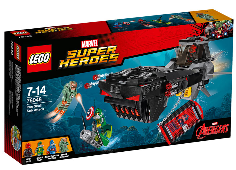 LEGO - Atacul submarin al lui Iron Skull (76048)