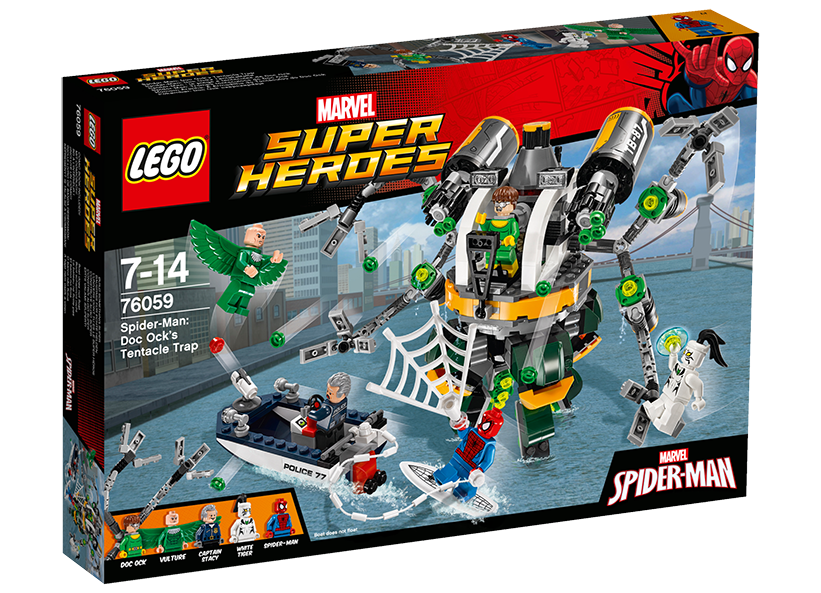 LEGO - Omul Paianjen: Capcana cu tentacule a lui Doc Ock (76059)