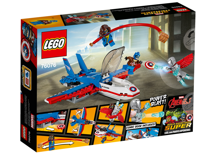 Capitanul America si urmarirea avionului cu reactie (76076) [1]