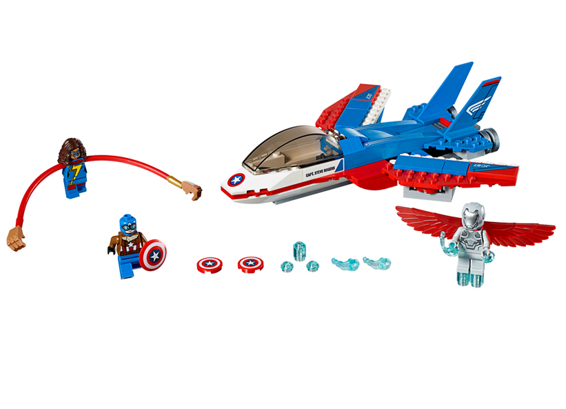 Capitanul America si urmarirea avionului cu reactie (76076) [2]