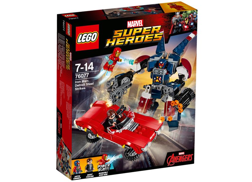 LEGO - Iron Man: Atacul lui Detroit Steel  (76077)