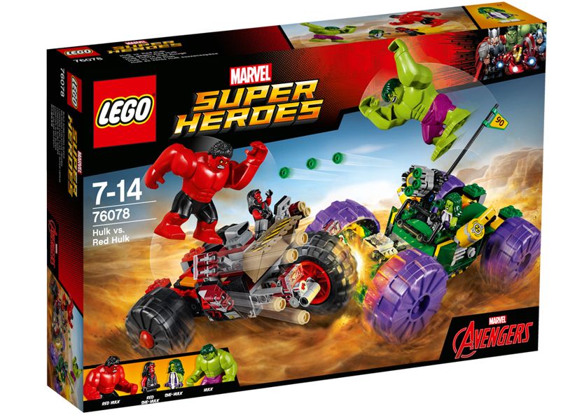 LEGO - Hulk contra Hulk cel Rosu  (76078)