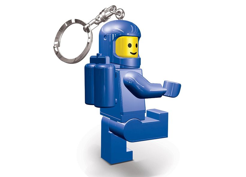 LEGO - Breloc cu lanterna LEGO astronaut - albastru (LGL-KE10-B)