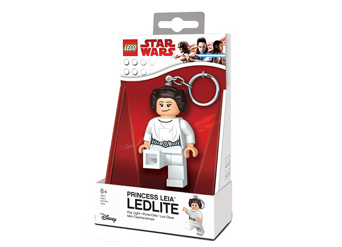LEGO - Breloc cu lanterna LEGO Star Wars Printesa Leia (LGL-KE109)