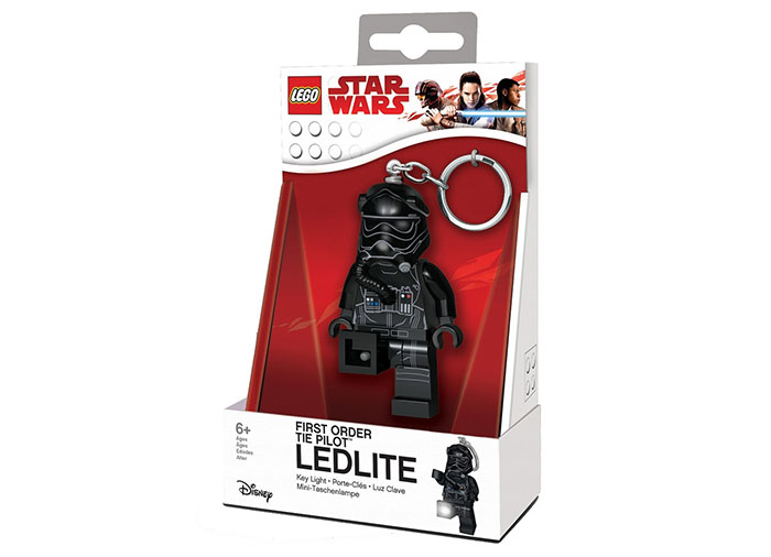 LEGO - Breloc cu lanterna LEGO Star Wars Pilot Tie Fighter (LGL-KE113)