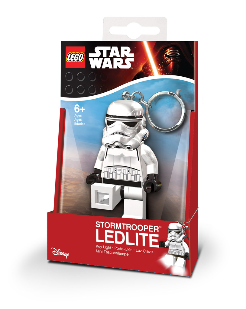 LEGO - Breloc cu lanterna LEGO Stormtrooper (LGL-KE12)