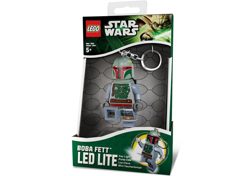 LEGO - Breloc cu lanterna LEGO Boba Fett  (LGL-KE19)