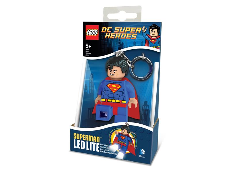 LEGO - Breloc cu lanterna LEGO Superman  (LGL-KE39)
