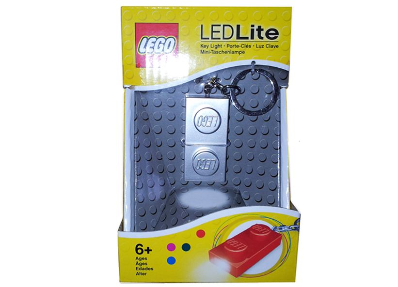 LEGO - Breloc cu lanterna LEGO placa argintie (LGL-KE52GS-S)