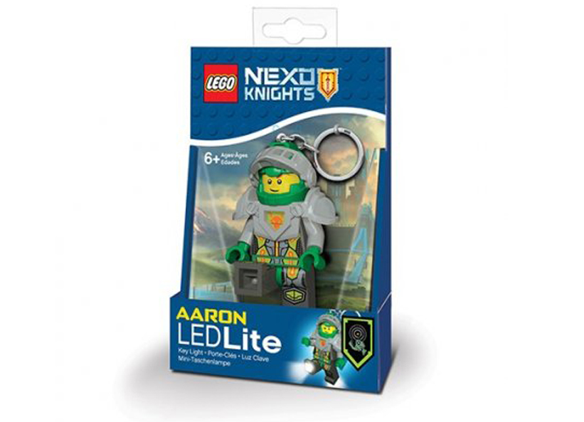 LEGO - Breloc cu lanterna LEGO Nexo Knights Aaron (LGL-KE98)
