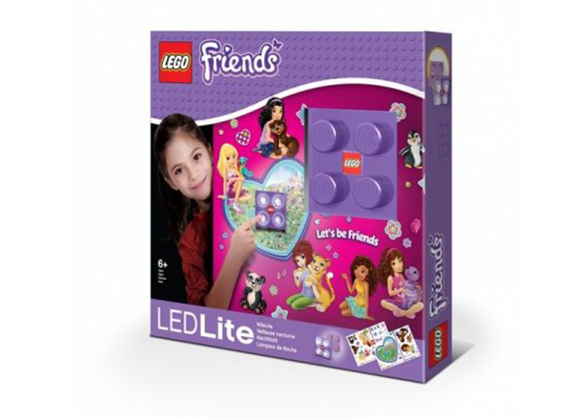 LEGO - Lampa de veghe cu autocolante LEGO Friends (LGL-NI13)