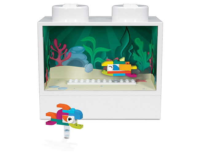 LEGO - Vitrină Iluminată LEGO - acvariu