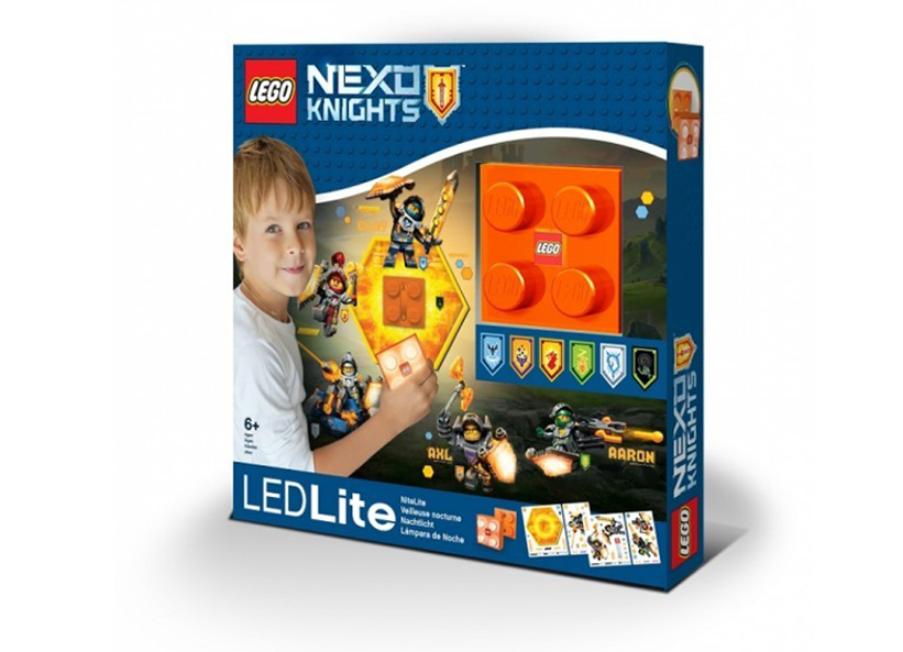 LEGO - Lampa de veghe cu autocolante LEGO Nexo Knights (LGL-NI7)