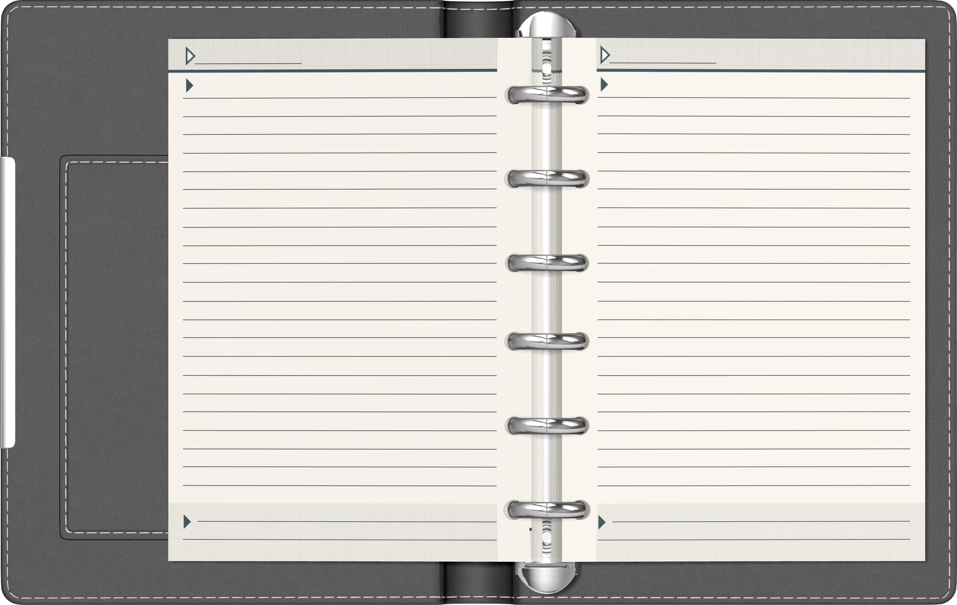 Organizer A6 6 inele navy [2]
