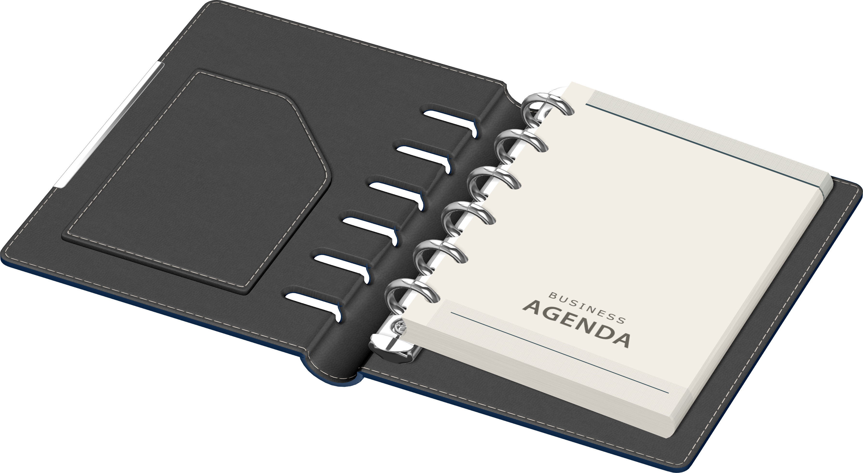 Organizer A6 6 inele navy [4]